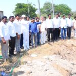 చెక్ డ్యాం పనులను పరిశీలించిన ఎమ్మెల్యే కేఆర్