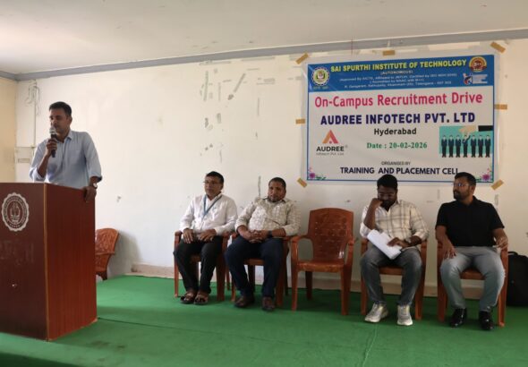 ఎస్ ఎస్ ఐ టి విద్యార్థుల ఉద్యోగాల ఎంపిక