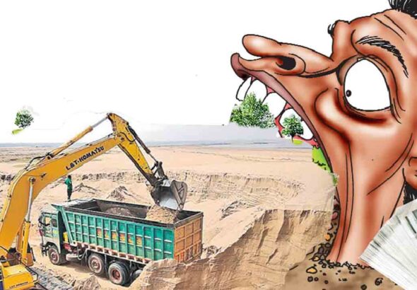 ఇందిరమ్మ ఇళ్ల పేరుతో ఇసుక మాఫియా దందా