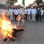 పాడి కౌశిక్ రెడ్డి దిష్టిబొమ్మ దహనం