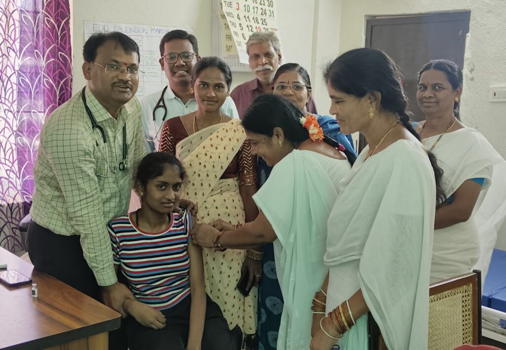 గర్భాశయ క్యాన్సర్ నివారణ టీకా కార్యక్రమం ప్రారంభం