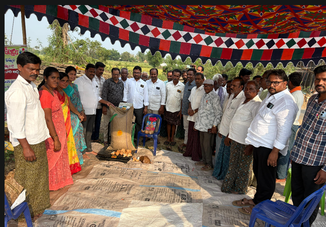 పలు గ్రామాలలో ధాన్యం కొనుగోలు కేంద్రాలు ఆరంభం