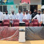 జనతా ట్రస్ట్ మిత్ర బృందం గ్రంథాలయానికి చేయూత