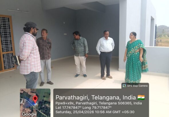 ఉపాధి హామీ పనులు పరిశీలించిన డి ఆర్ డి ఓ నాగ పద్మజ