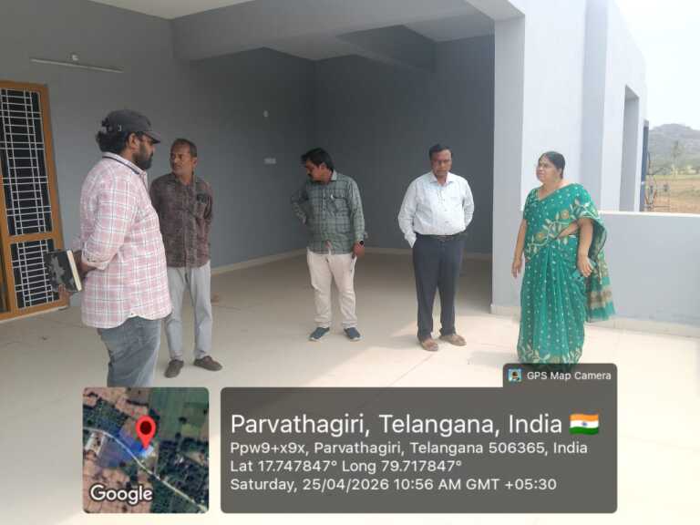 ఉపాధి హామీ పనులు పరిశీలించిన డి ఆర్ డి ఓ నాగ పద్మజ