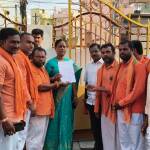 ఆలయ అభివృద్ధికి నిధులు మంజూరు చేయండి