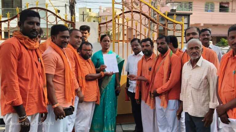 ఆలయ అభివృద్ధికి నిధులు మంజూరు చేయండి