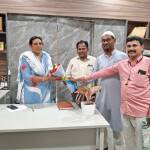 మర్యాదపూర్వకంగా కలిసిన జిల్లా ప్రతినిధి బృందం