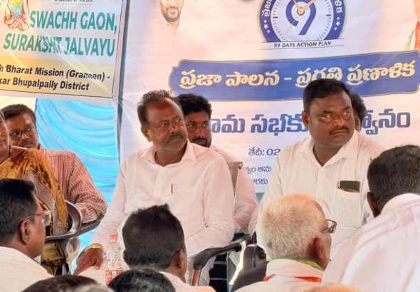 ప్రజా సంక్షేమం,గ్రామాల అభివృద్ధే ప్రభుత్వ ధ్యేయం