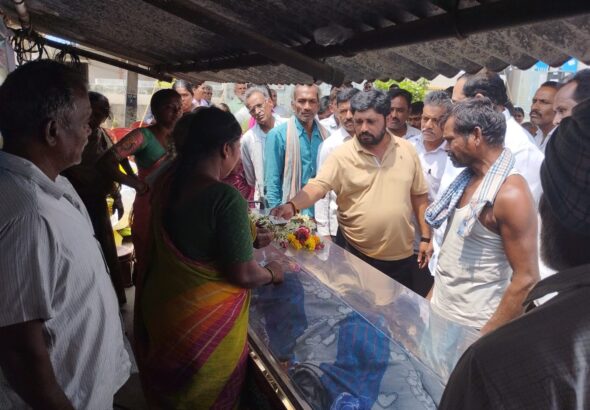 నాగులగాని జయిన్ రావు అనారోగ్యంతో మృతి చెందారు.
