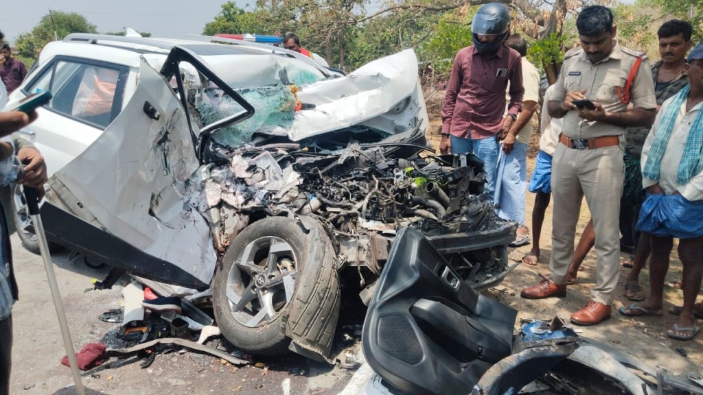 భాగిర్తిపేట క్రాస్ రోడ్డు వద్ద ఘోర ప్రమాదం