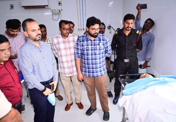 విధుల నిర్వహణలో రవాణా శాఖ అధికారి వెంకన్న దుర్మరణం