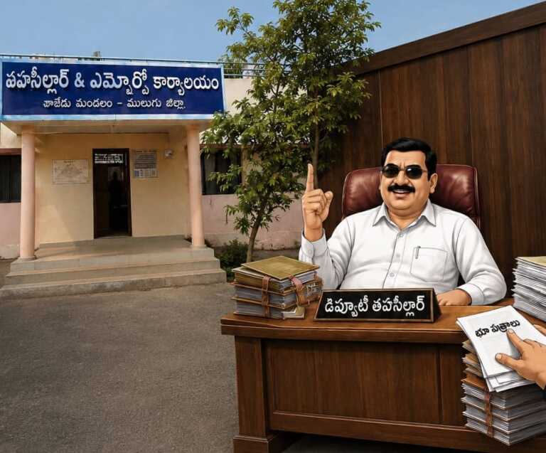 * డిప్యూటీ తహసీల్దార్‌పై సస్పెన్షన్ వేటు వేయాలి!