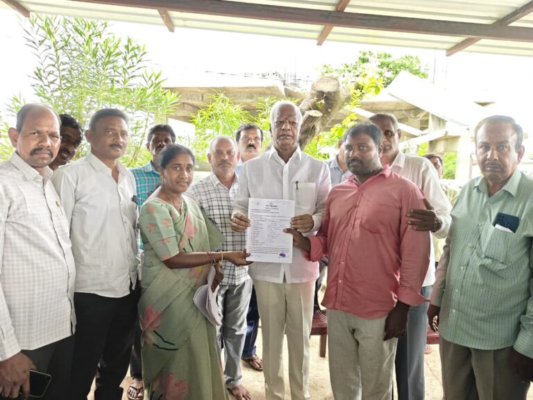 చేయూత పెన్షన్ దరఖాస్తు కేంద్రం ప్రారంభం