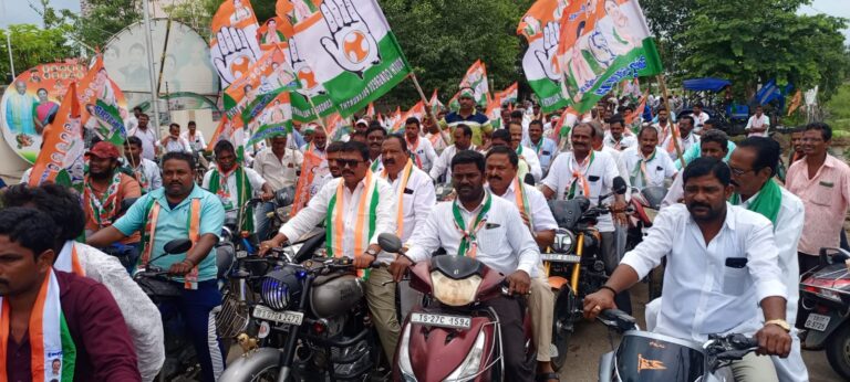 రాజీవ్ చౌరస్తా నుంచి గుడివాడ చౌరస్తా వరకు ర్యాలీ
