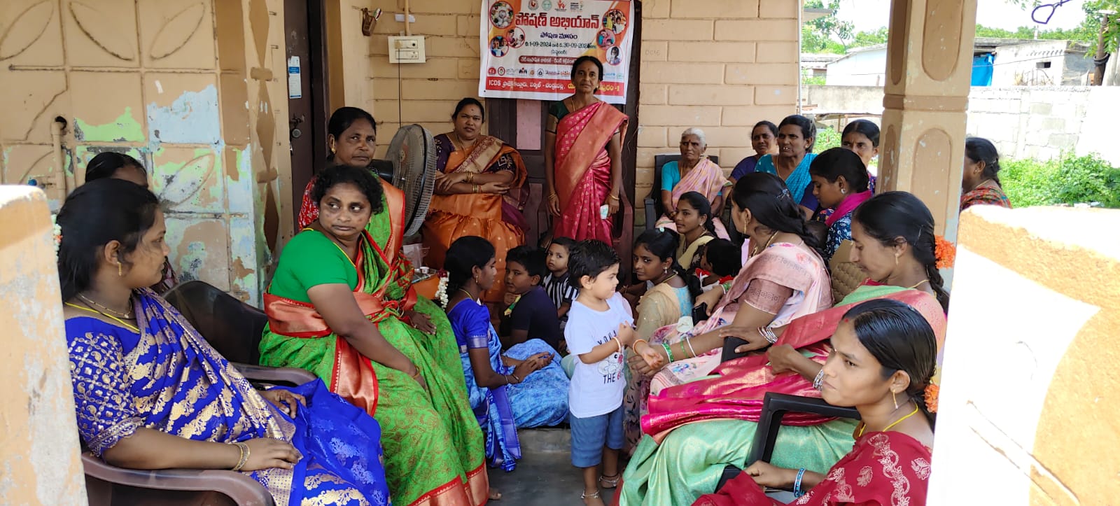 యజ్ఞనారాయణపురం పంచాయతీ పరిధిలో అంగన్‌వాడీ కేంద్రాల్లో పోషణ మాసోత్సవాల
